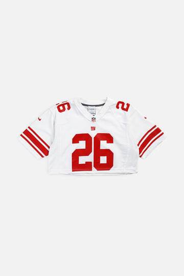 Rework Crop NY Giants NFL Jersey - S