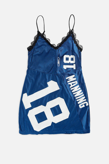 Rework Indianapolis Colts NFL Lace Dress - S