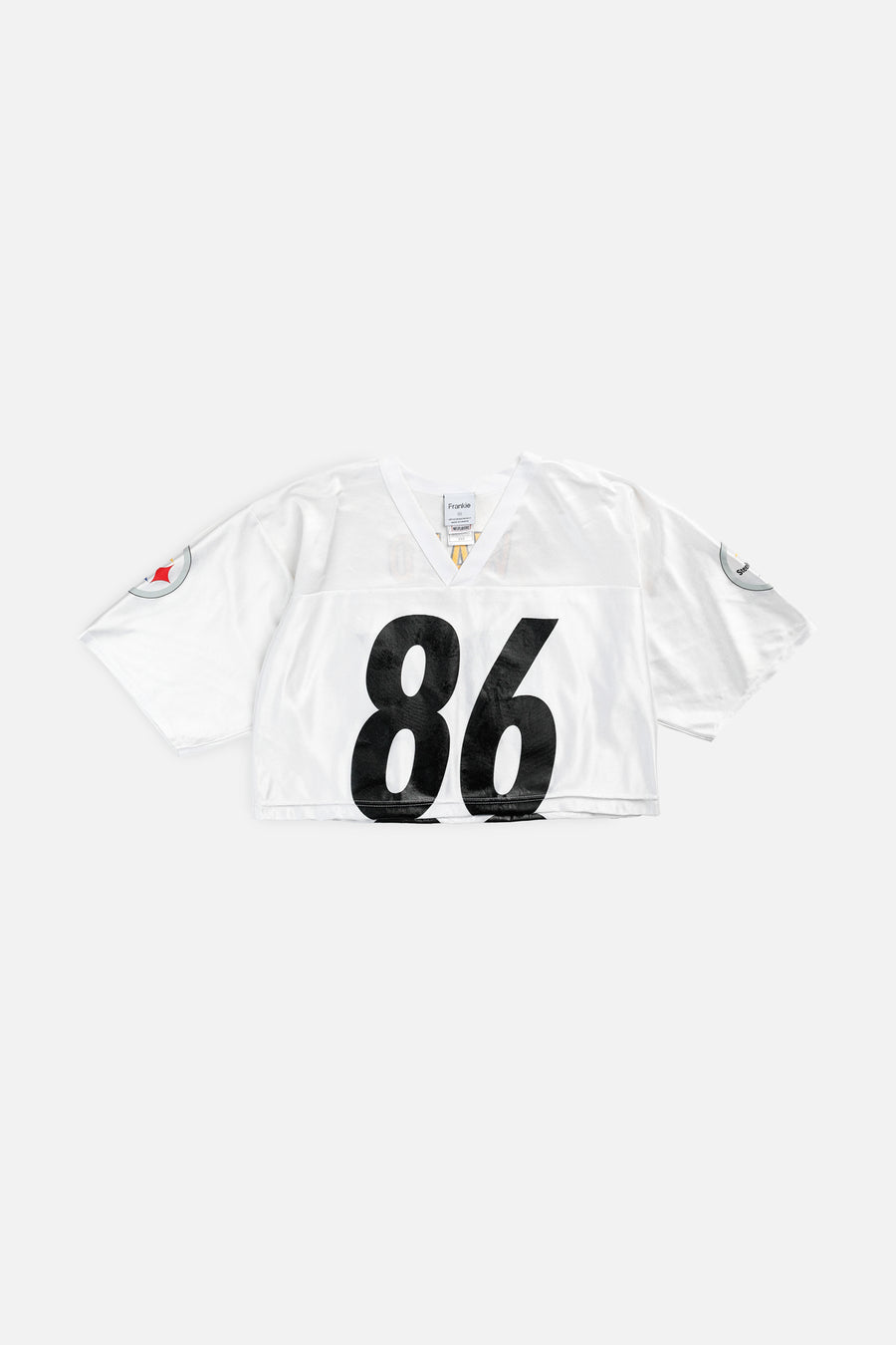 Rework Crop Pittsburgh Steelers NFL Jersey - M