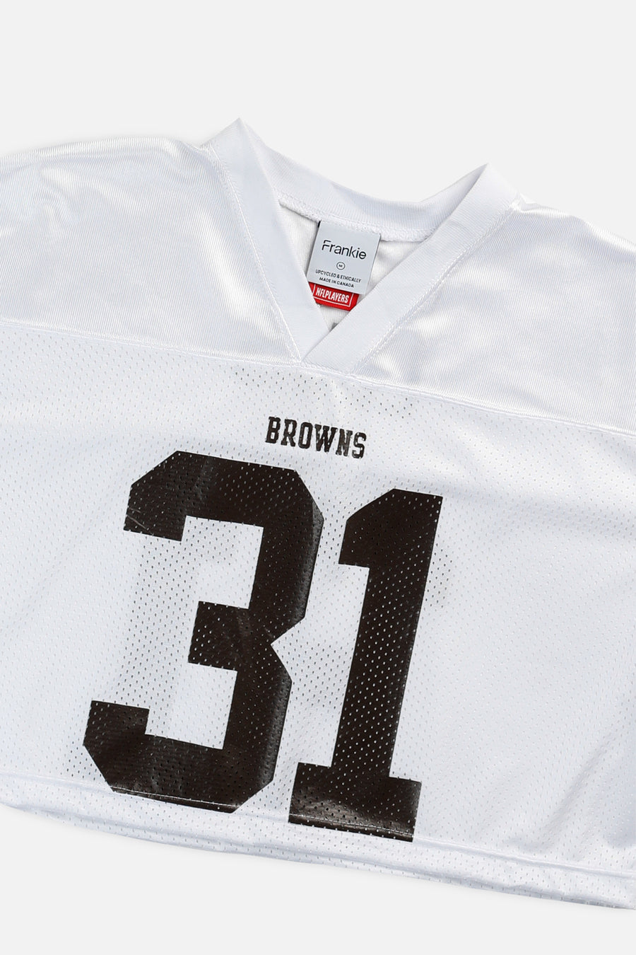 Rework Crop Cleveland Browns NFL Jersey - M