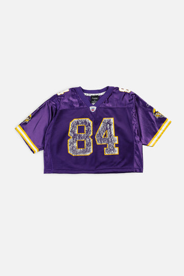 Rework Crop Minnesota Vikings NFL Jersey - M