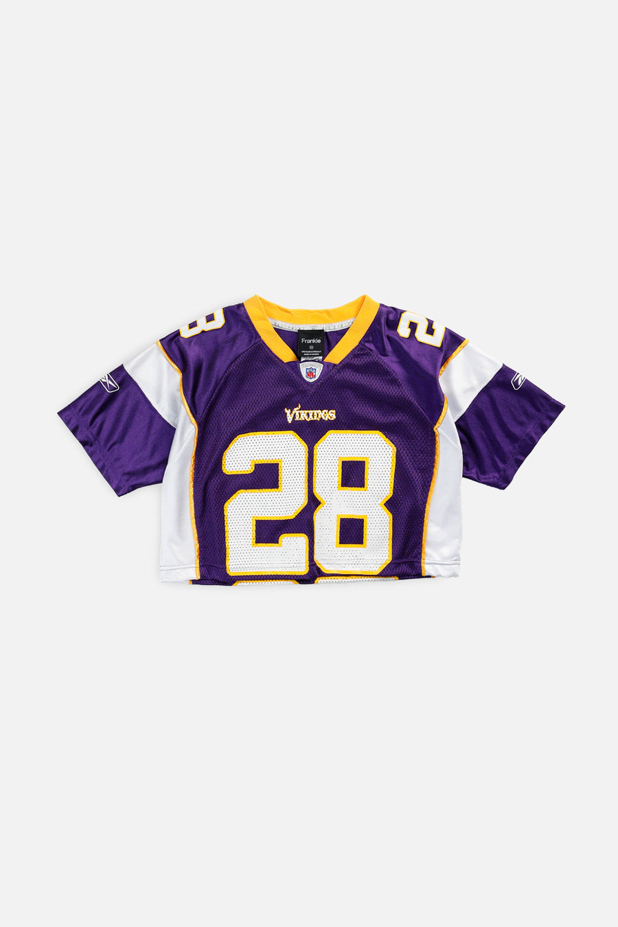 Rework Crop Minnesota Vikings NFL Jersey - XS