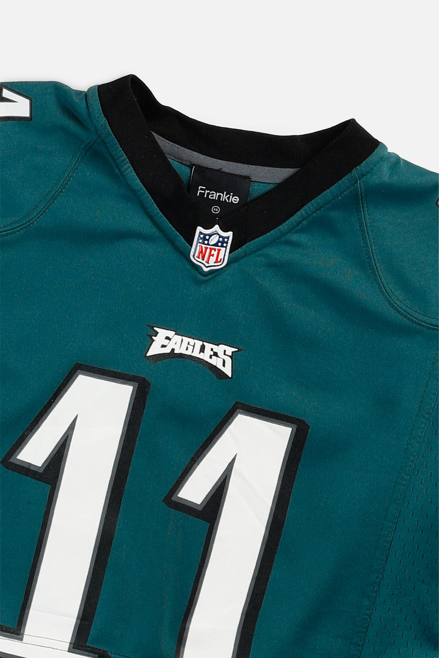 Rework Crop Philadelphia Eagles NFL Jersey - XS