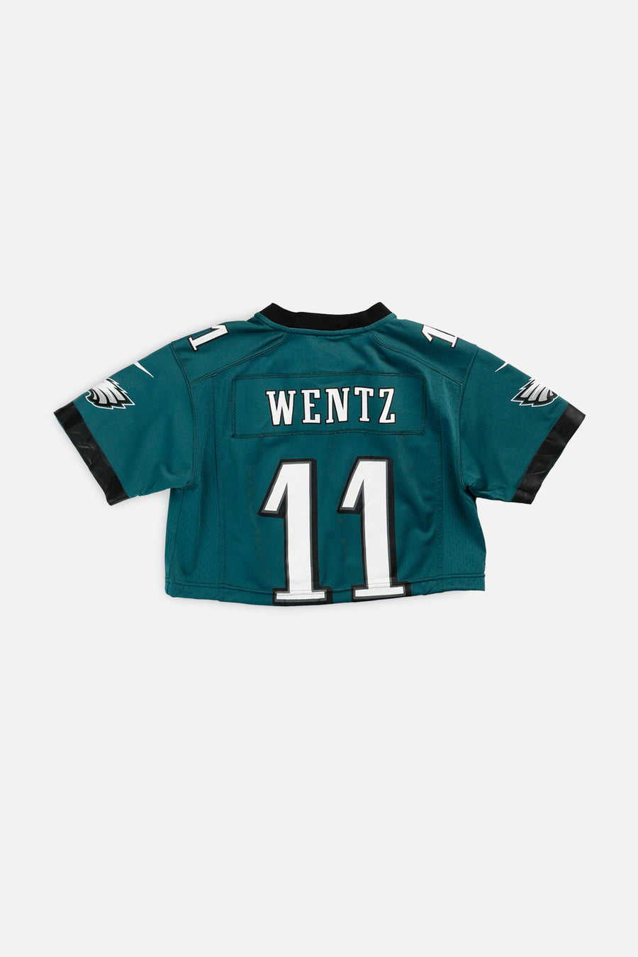 Rework Crop Philadelphia Eagles NFL Jersey - XS