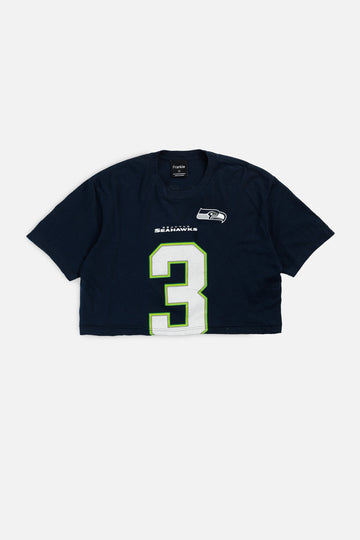 Rework Seattle Seahawks NFL Crop Tee - S