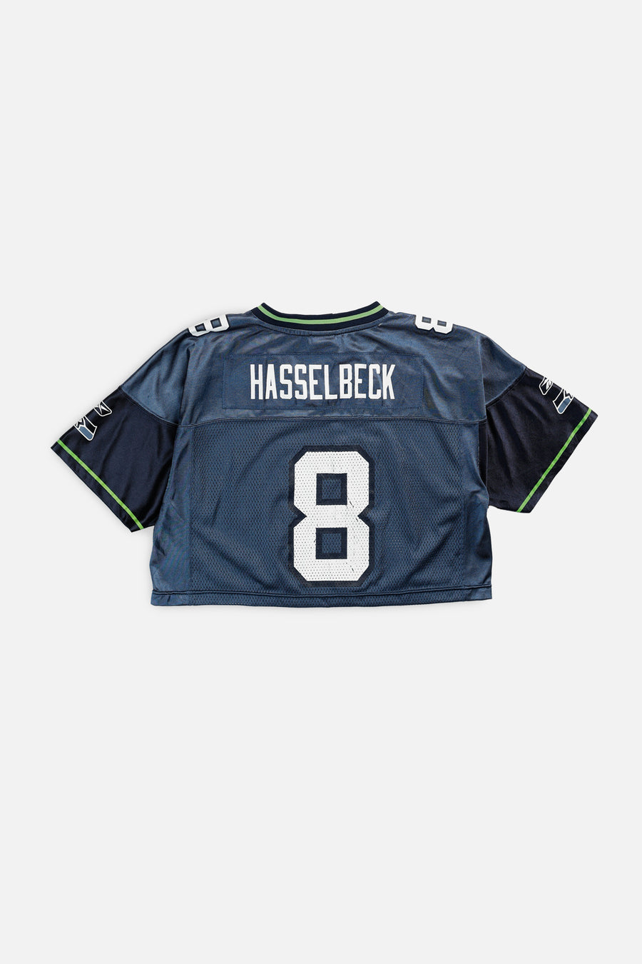 Rework Crop Seattle Seahawks NFL Jersey - M