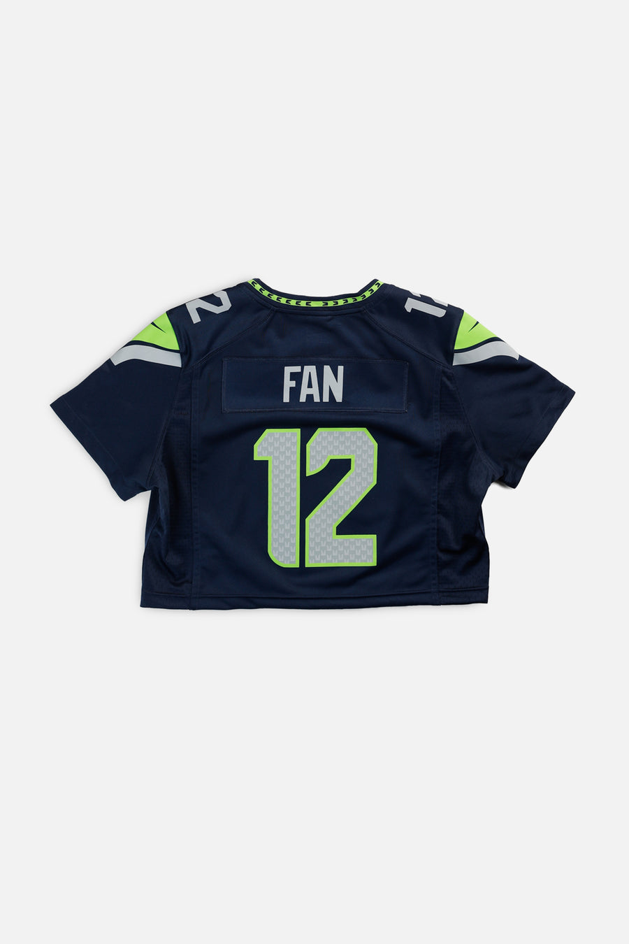 Rework Crop Seattle Seahawks NFL Jersey - M