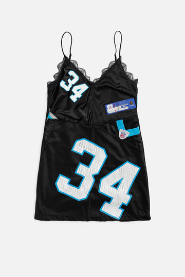 Rework Carolina Panthers NFL Lace Dress - S