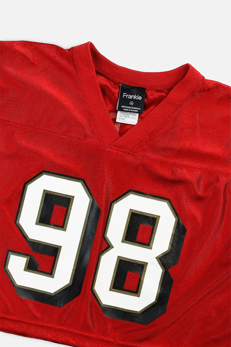 Rework Crop San Francisco 49ers NFL Jersey - M