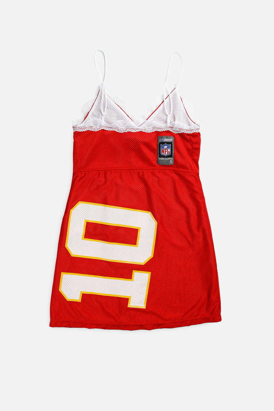 Rework Kansas City Chiefs NFL Lace Dress - S