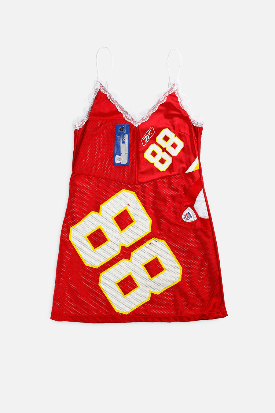 Rework Kansas City Chiefs NFL Lace Dress - M