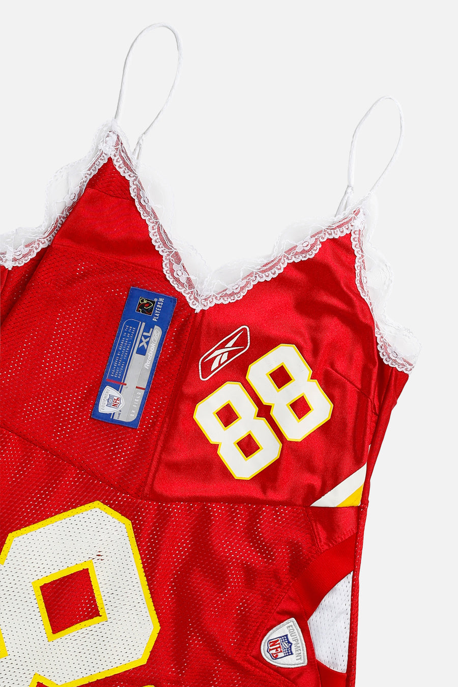 Rework Kansas City Chiefs NFL Lace Dress - M