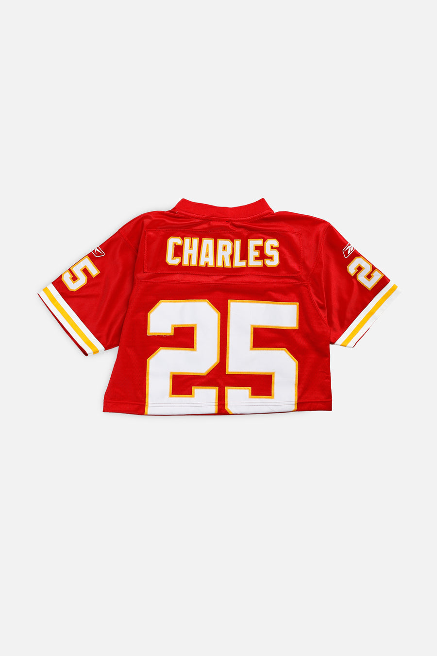 Rework Crop Kansas City Chiefs NFL Jersey - XS