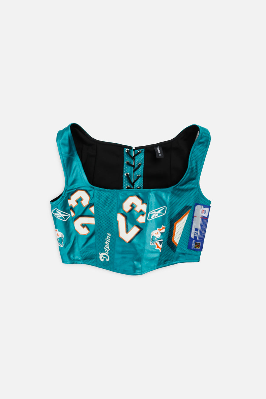 Rework Miami Dolphins NFL Corset - M