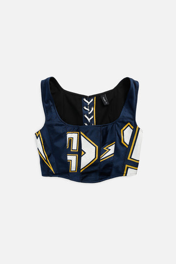 Rework LA Chargers NFL Corset - M