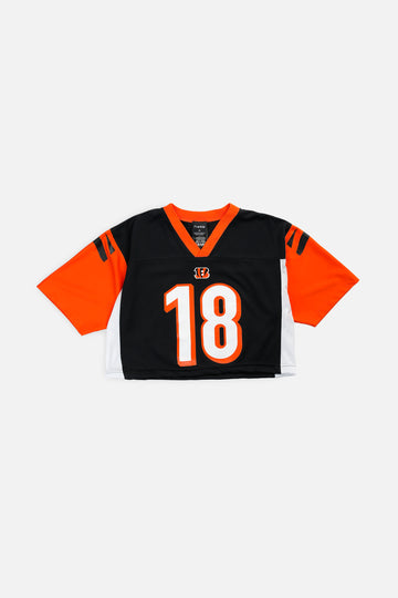 Rework Crop Cincinnati Bengals NFL Jersey - M