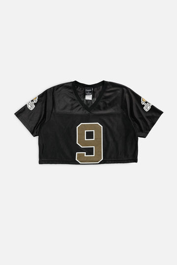 Rework Crop New Orleans Saints NFL Jersey - M