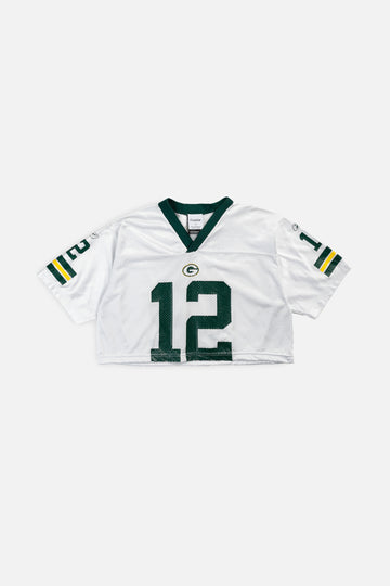 Rework Crop Green Bay Packers NFL Jersey - M