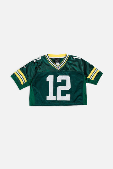 Rework Crop Green Bay Packers NFL Jersey - S