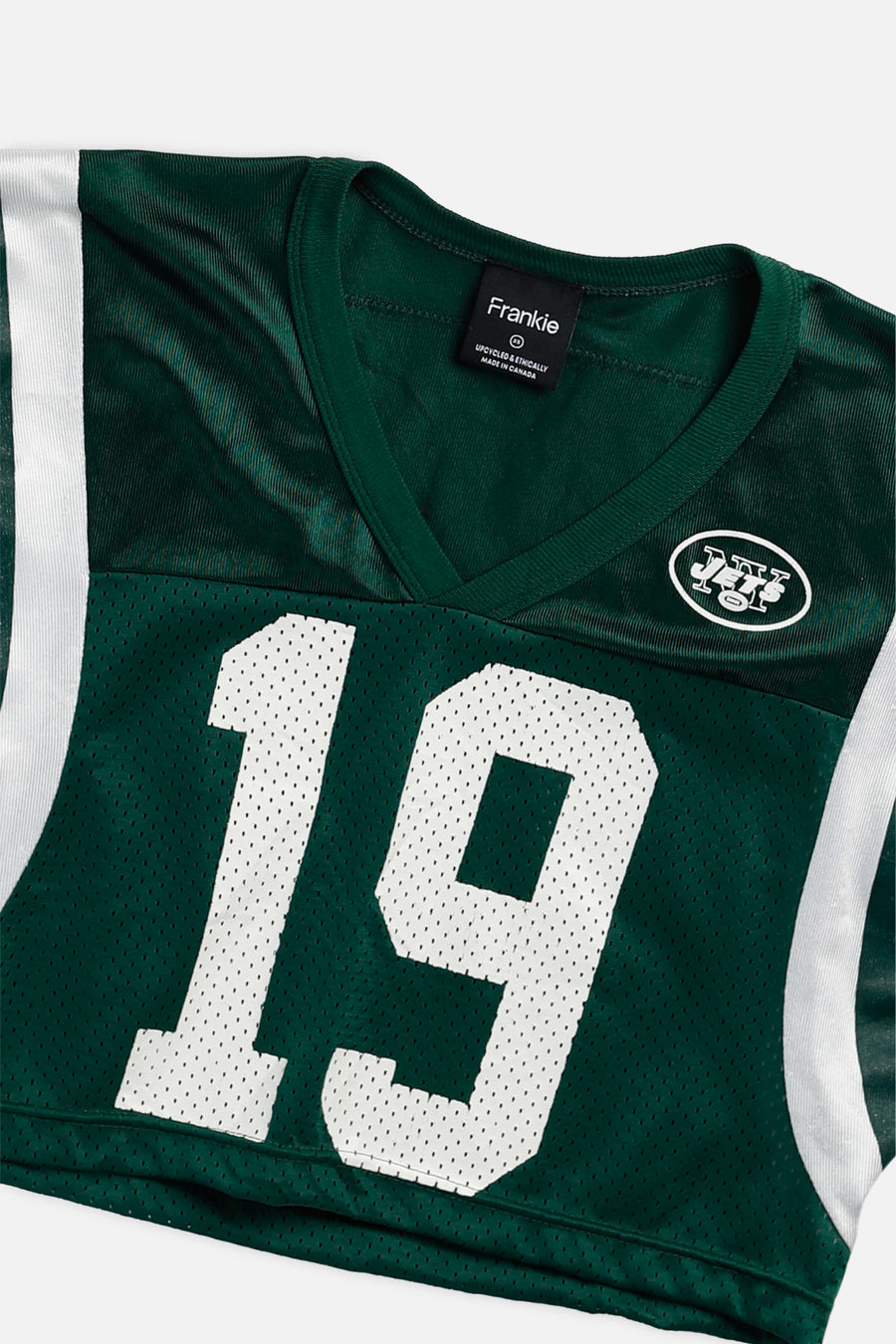 Rework Crop New York Jets NFL Jersey - XS