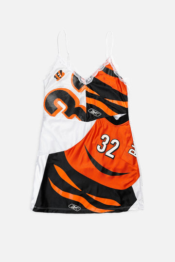 Rework Cincinnati Bengals NFL Lace Dress - S