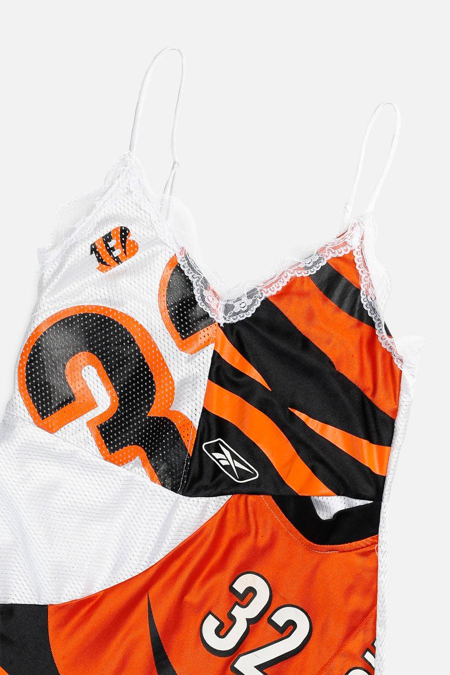 Rework Cincinnati Bengals NFL Lace Dress - S