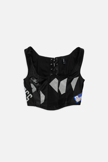 Rework Las Vegas Raiders NFL Corset - S