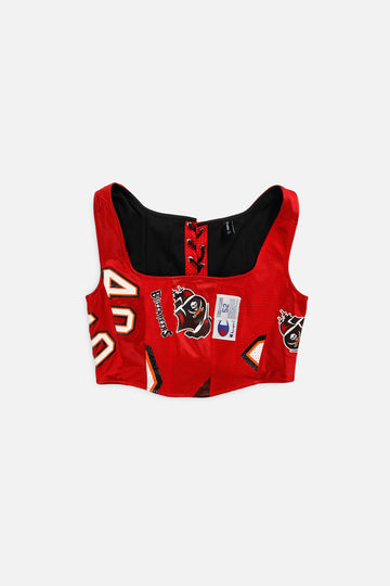 Rework Tampa Bay Buccaneers NFL Corset - L