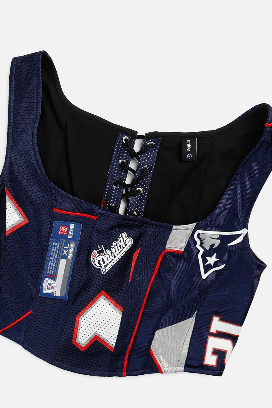 Rework New England Patriots NFL Corset - M