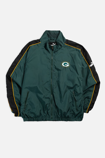 Vintage Green Bay Packers NFL Windbreaker Jacket - XL