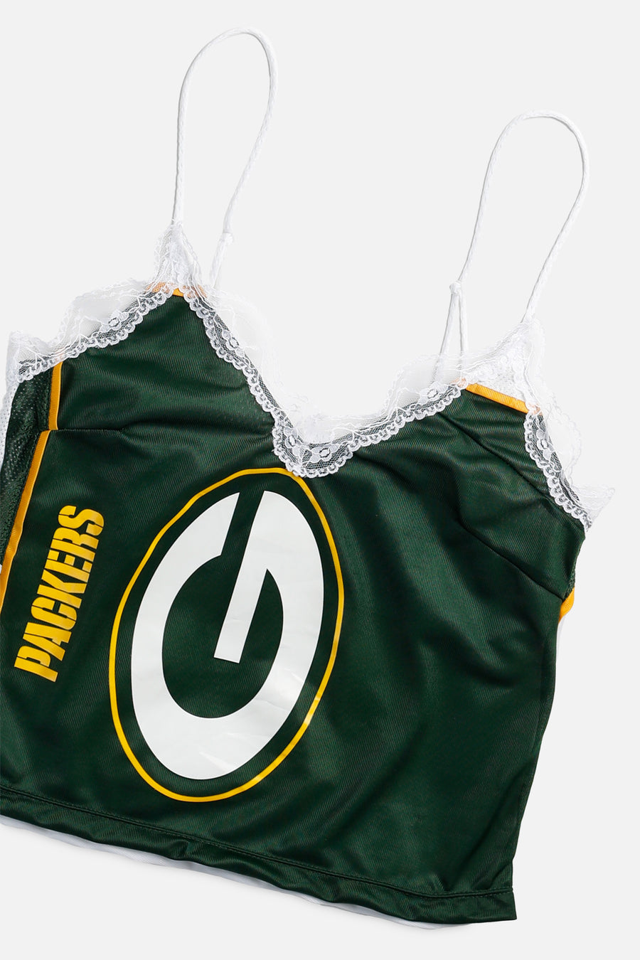 Rework Green Bay Packers NFL Lace Tank - XS