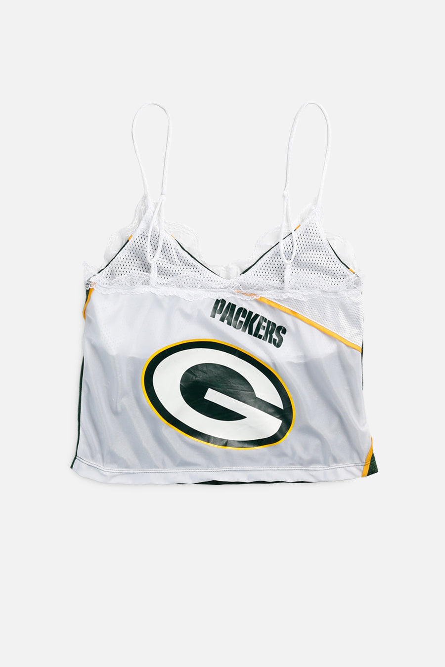 Rework Green Bay Packers NFL Lace Tank - XS