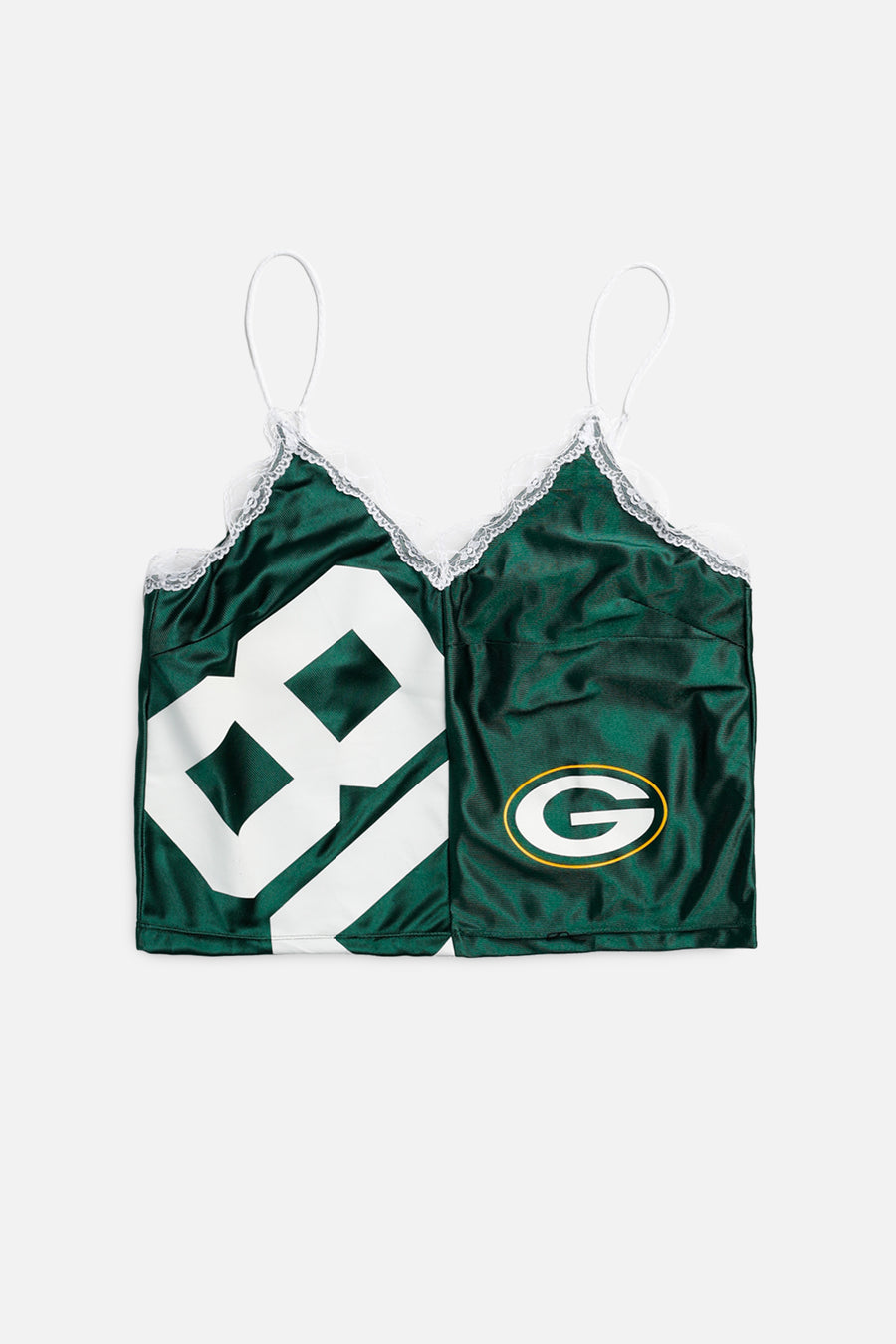 Rework Green Bay Packers NFL Lace Tank - L