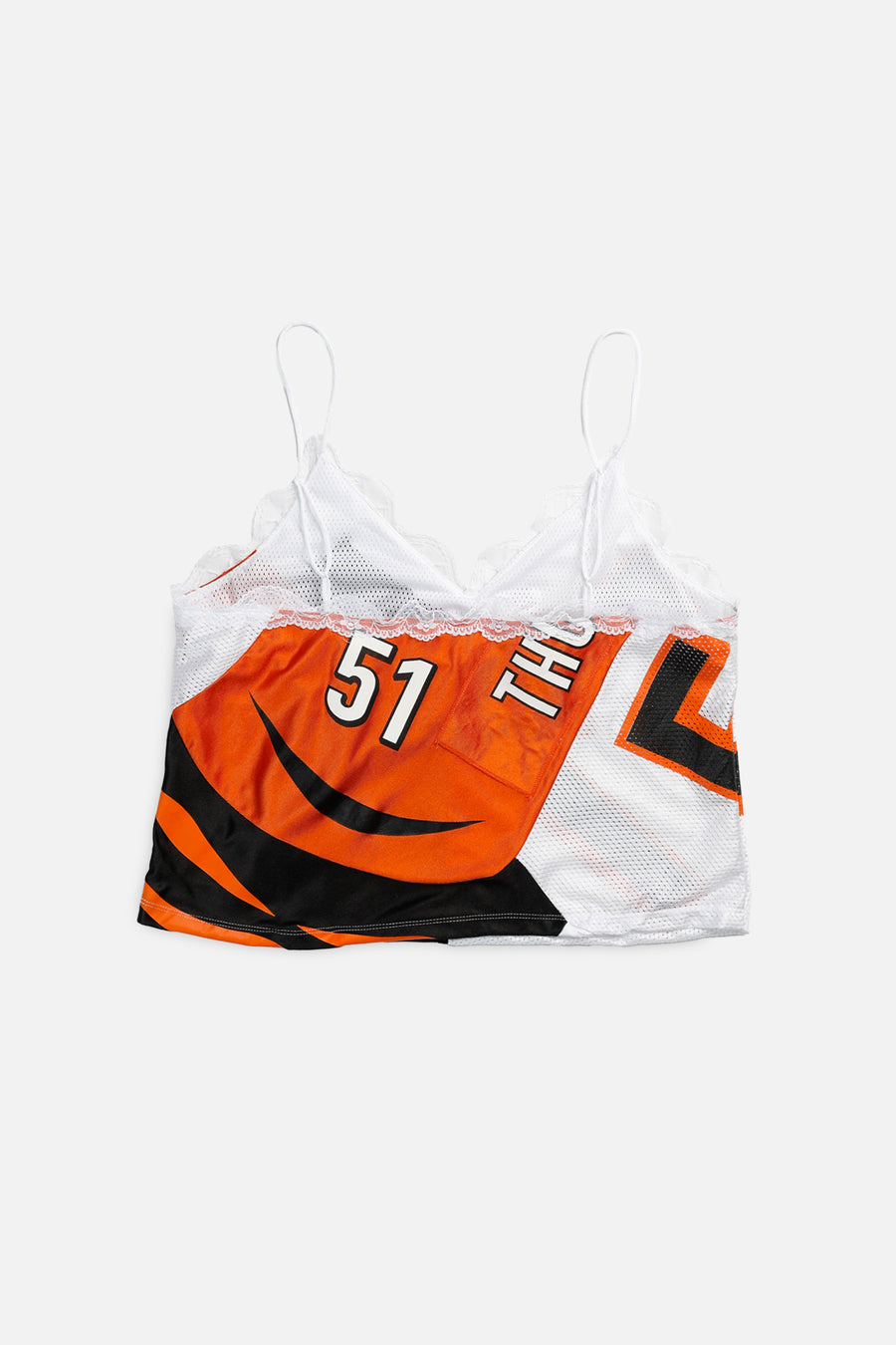 Rework Cincinnati Bengals NFL Lace Tank - XXL