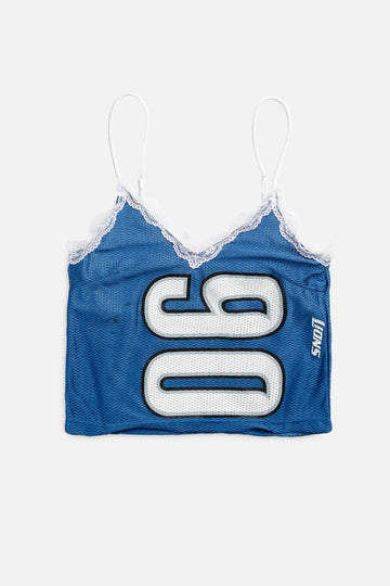 Rework Detroit Lions NFL Lace Tank - S