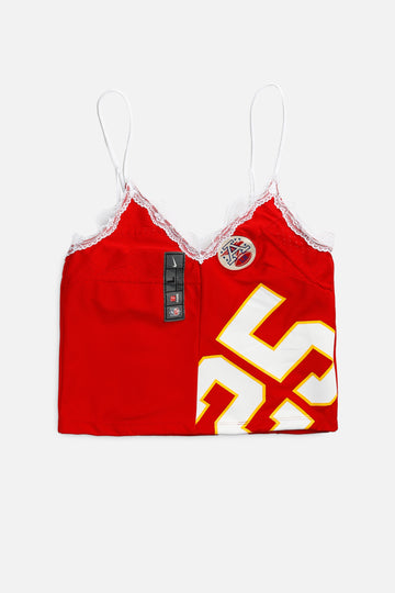 Rework Kansas City Chiefs NFL Lace Tank - XS