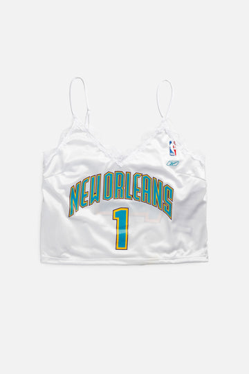 Rework New Orleans Hornets NBA Lace Tank - XL