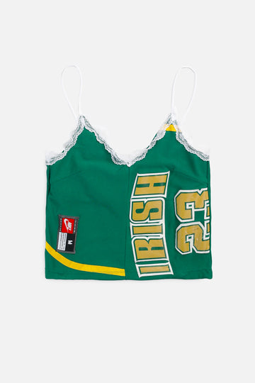 Rework Irish High School Basketball Lace Tank - S