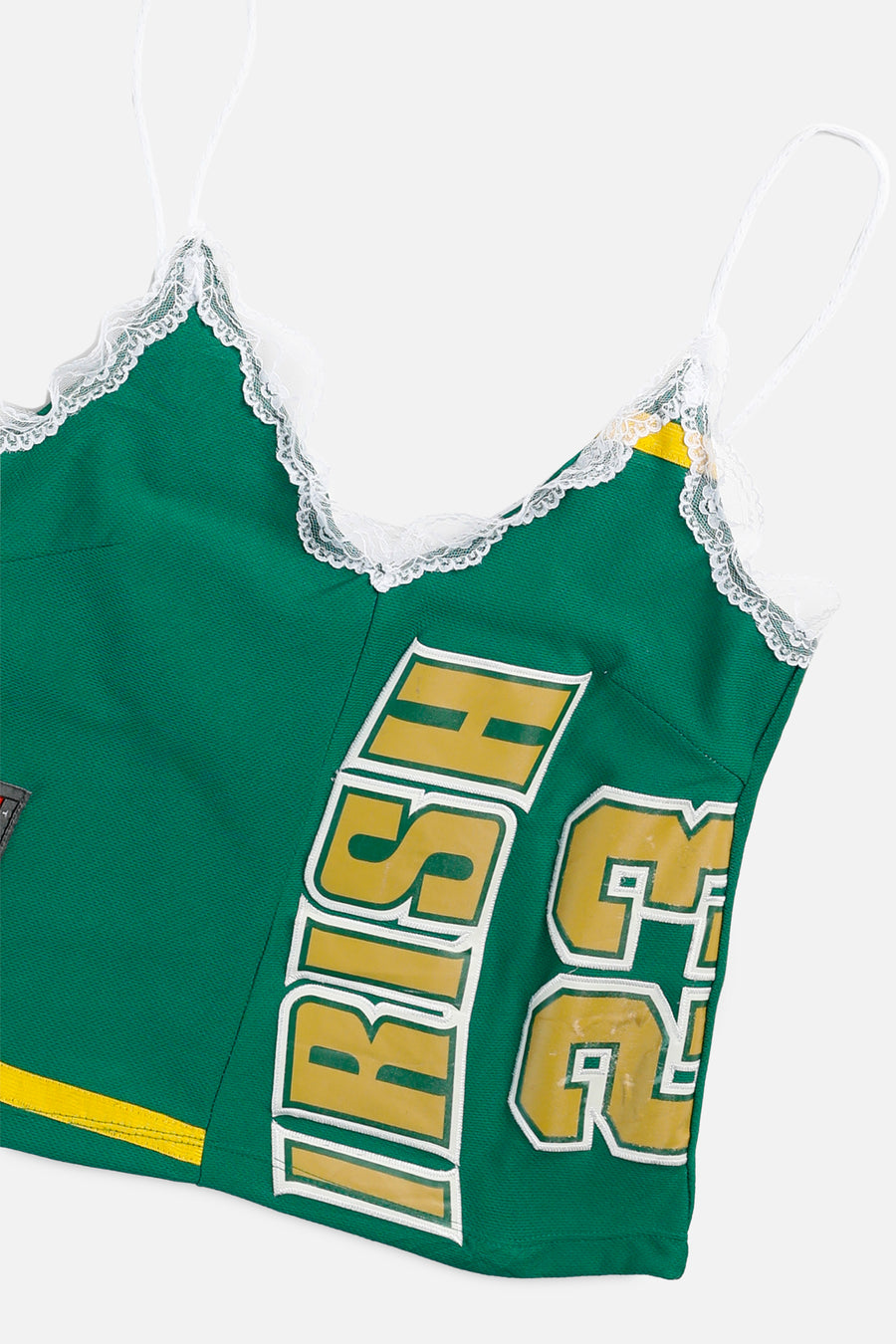 Rework Irish High School Basketball Lace Tank - S