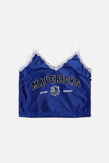 Rework Dallas Mavericks NBA Lace Tank - M