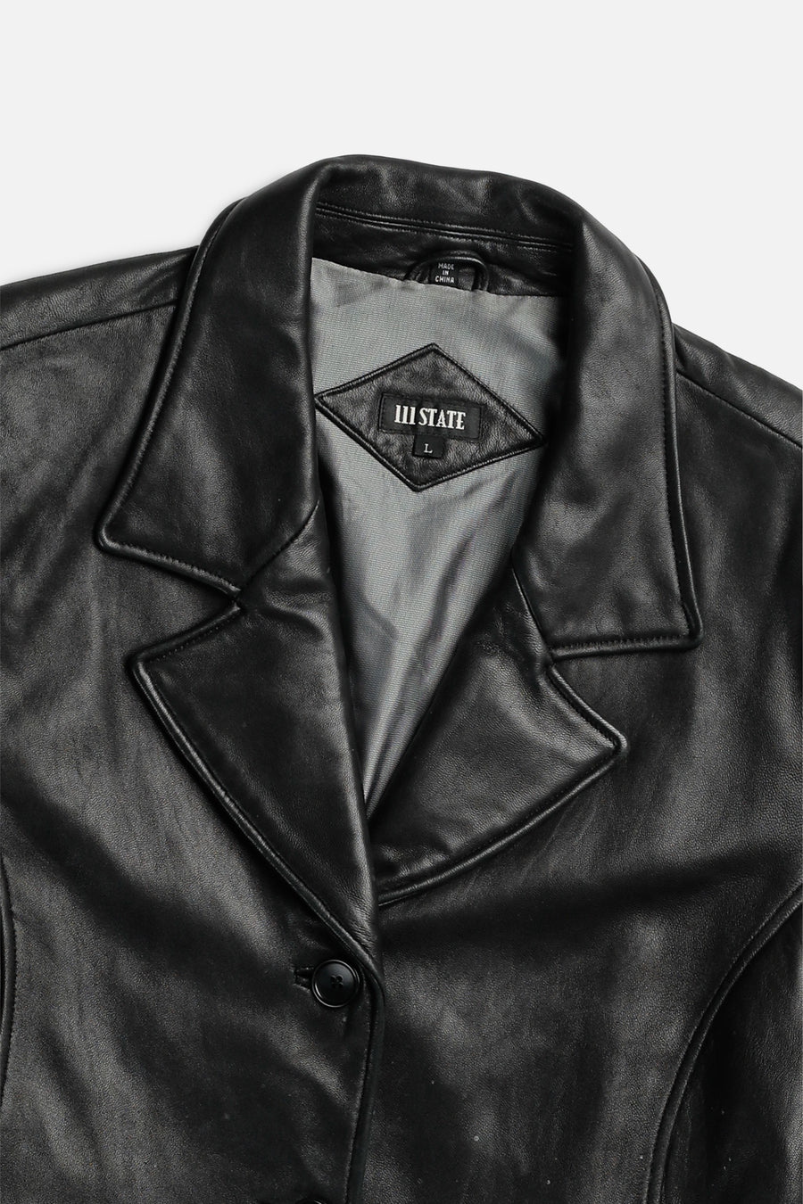 Vintage Leather Jacket - Women's L