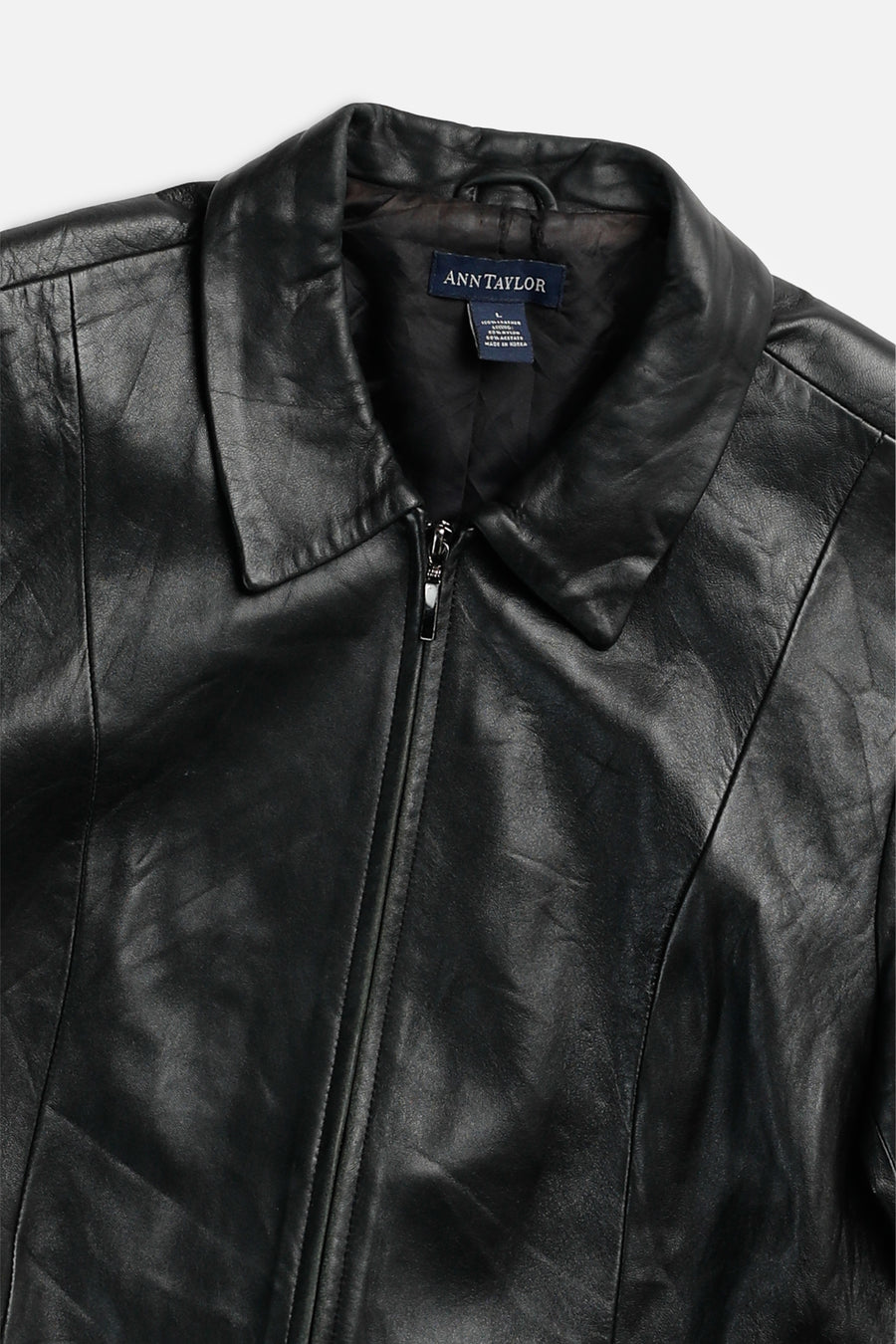 Vintage Leather Jacket - Women's L