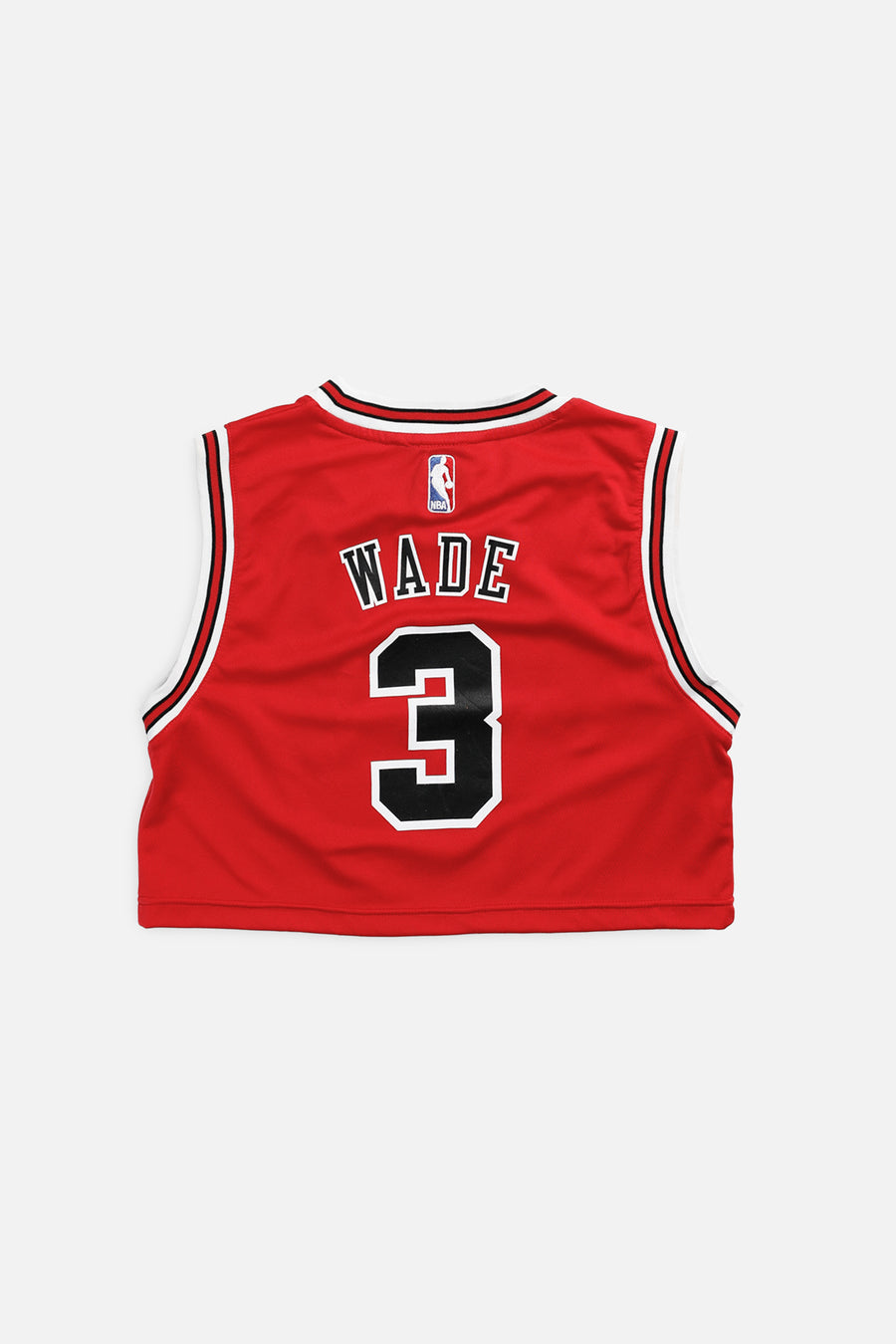 Rework Chicago Bulls NBA Crop Jersey - S