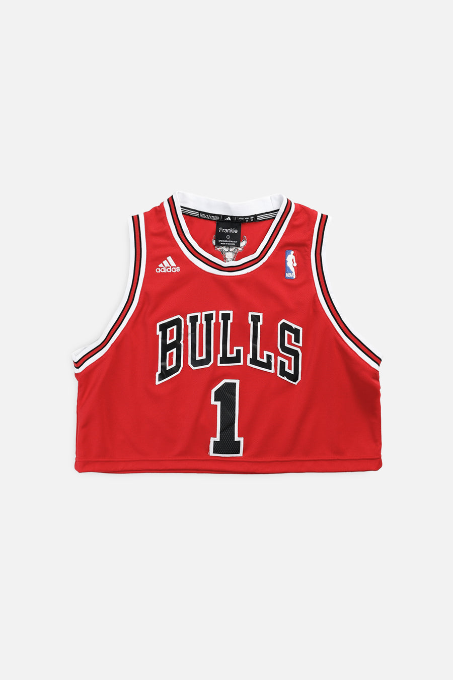 Rework Chicago Bulls NBA Crop Jersey - M