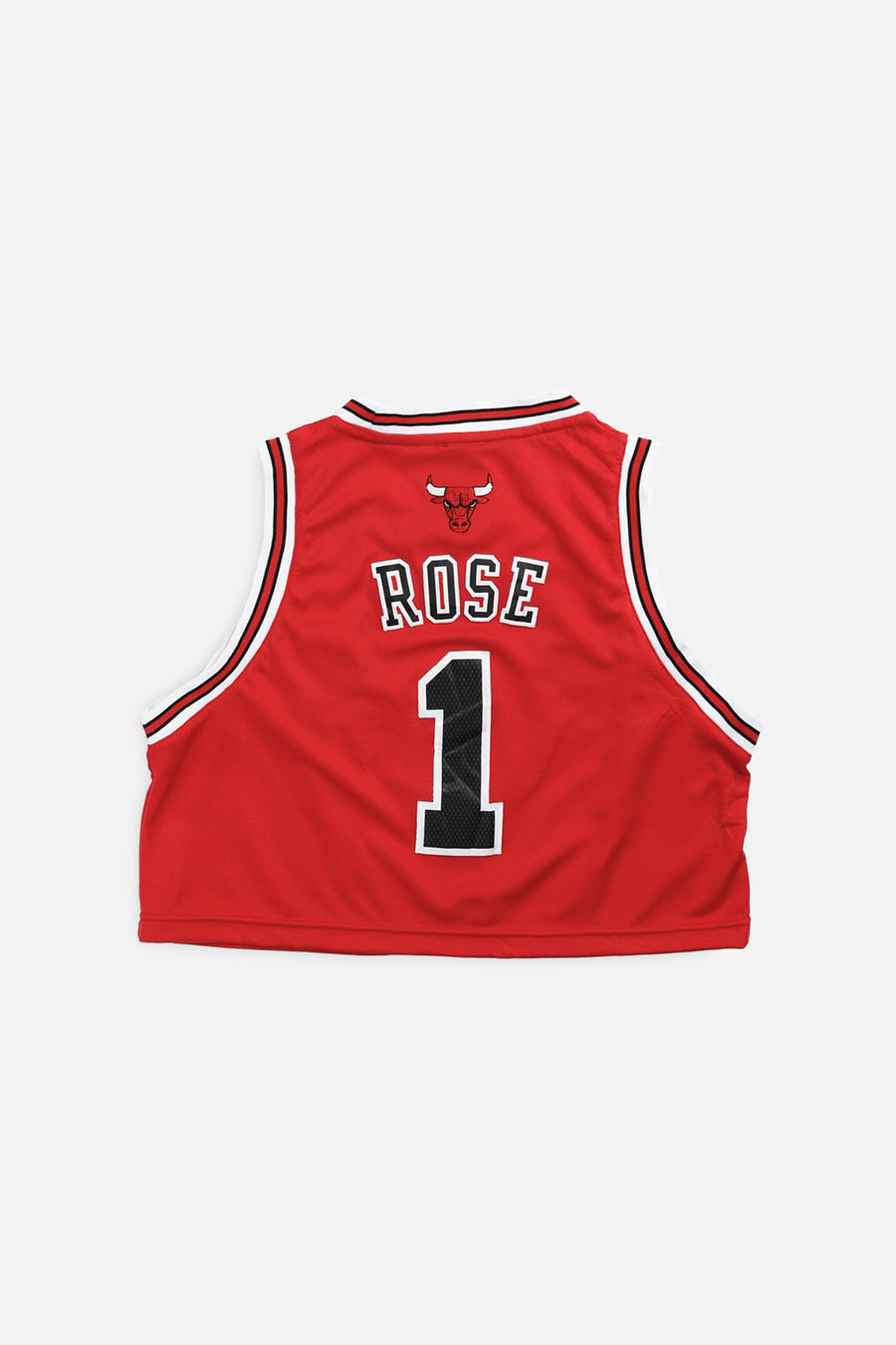 Rework Chicago Bulls NBA Crop Jersey - M