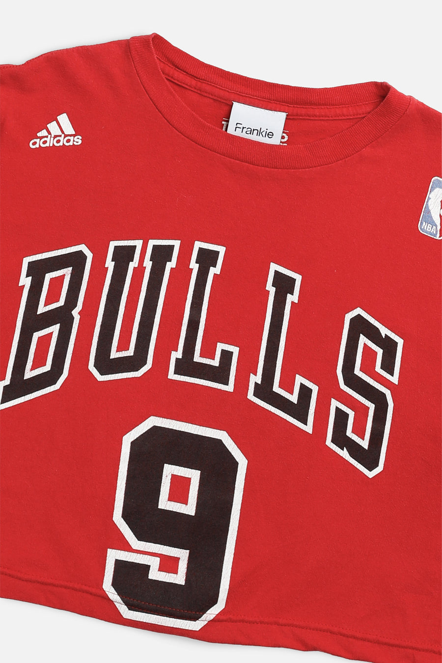 Rework Chicago Bulls NBA Crop Tee - S