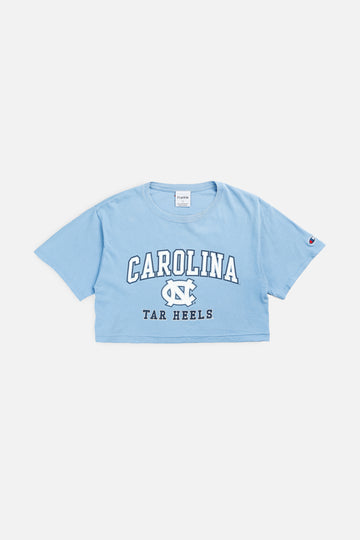 Rework Carolina Tar Heels NCAA Crop Tee - S