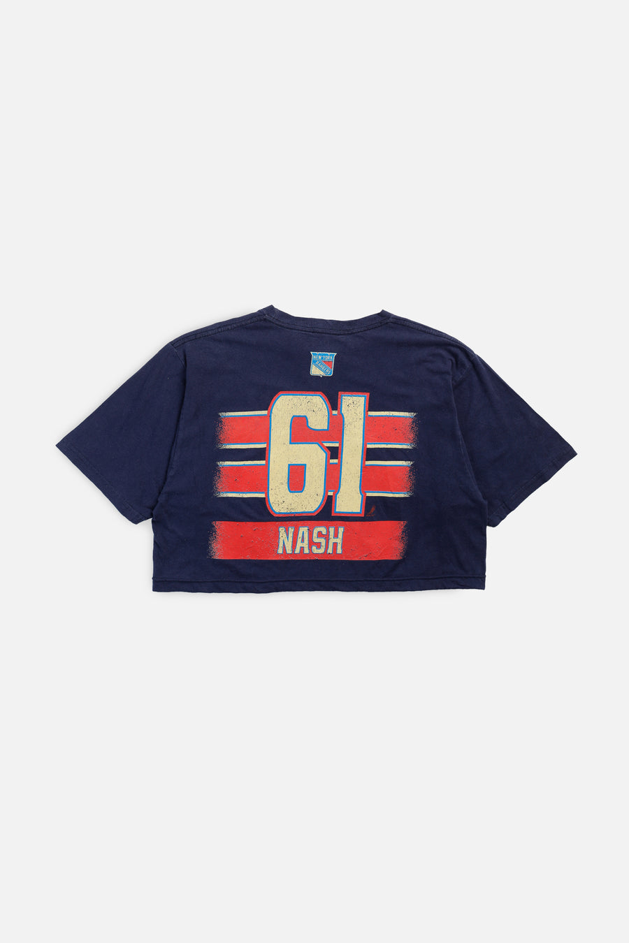 Rework New York Rangers NHL Crop Tee - L