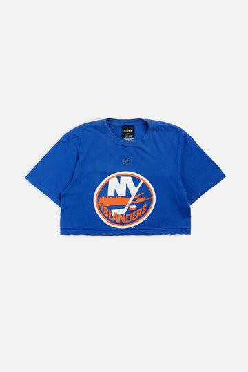 Rework NY Islanders NHL Crop Tee - XS