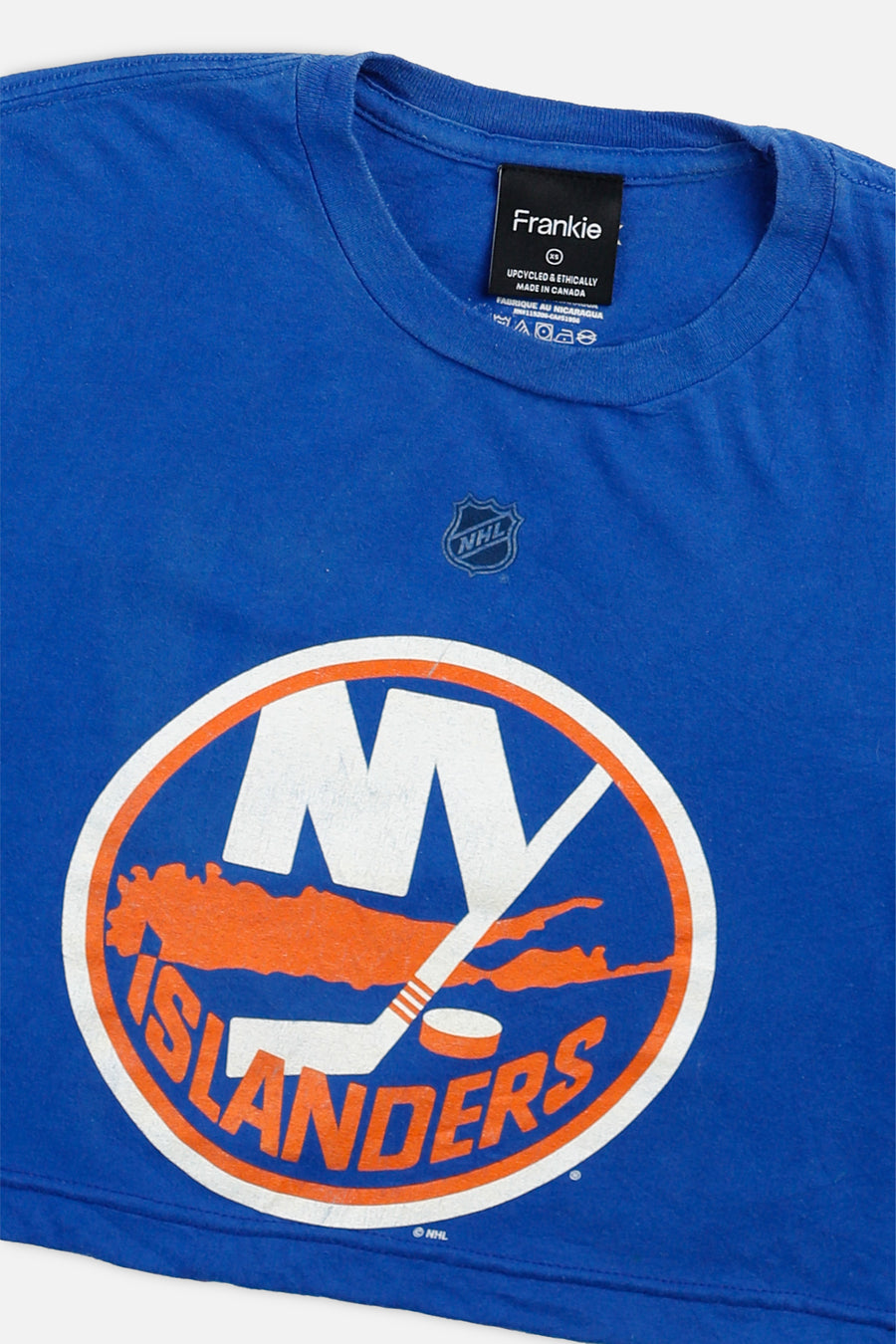 Rework NY Islanders NHL Crop Tee - XS